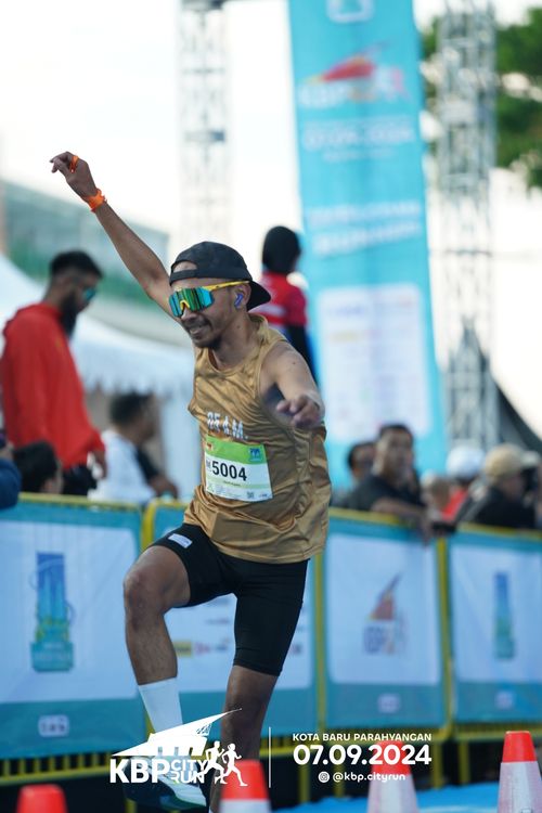 Race photo from KBP City Run 2024