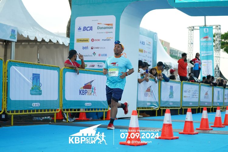 Race photo from KBP City Run 2024
