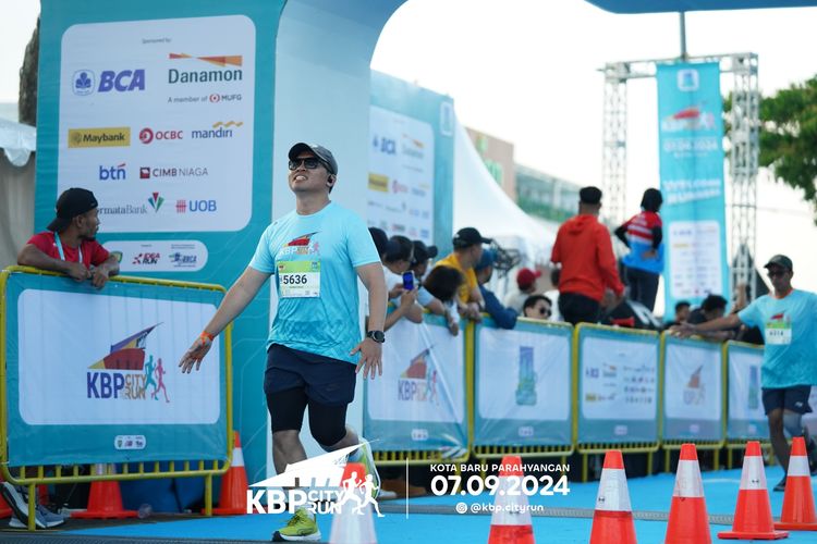 Race photo from KBP City Run 2024