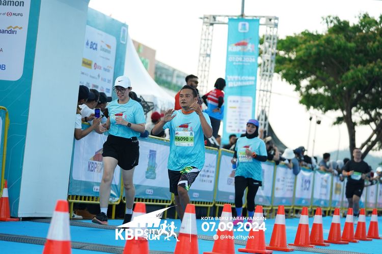 Race photo from KBP City Run 2024