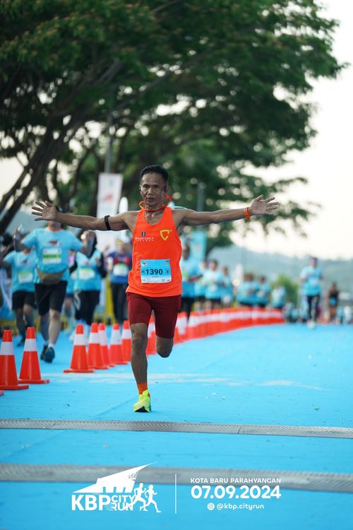 Race photo from KBP City Run 2024