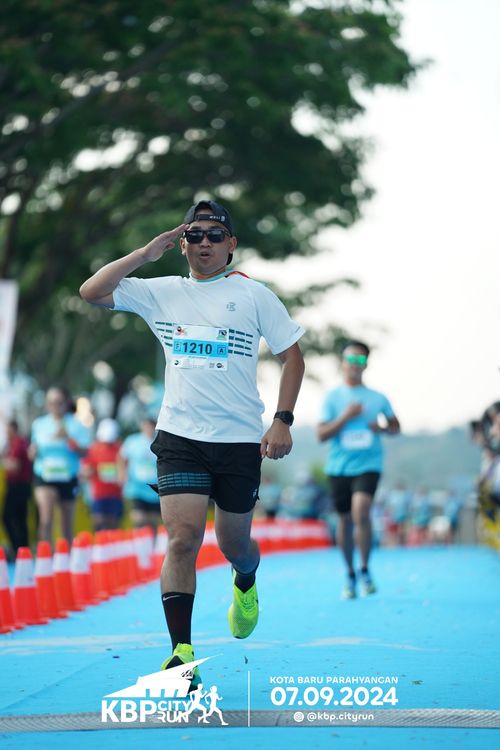 Race photo from KBP City Run 2024