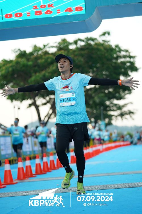 Race photo from KBP City Run 2024