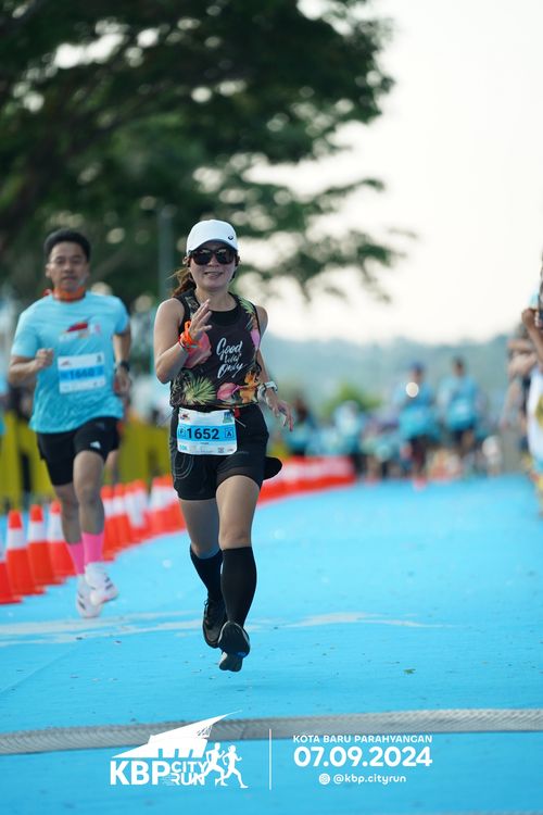 Race photo from KBP City Run 2024