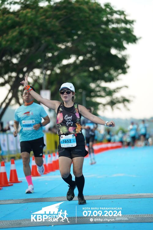 Race photo from KBP City Run 2024