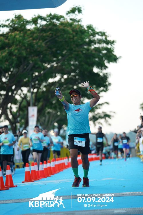Race photo from KBP City Run 2024