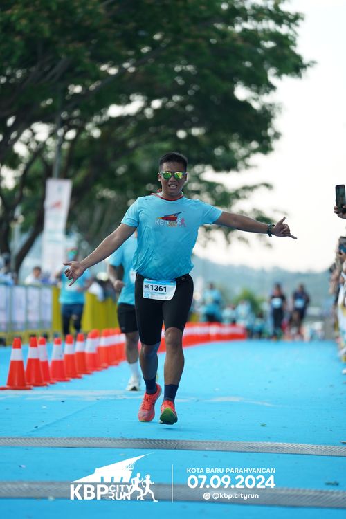 Race photo from KBP City Run 2024