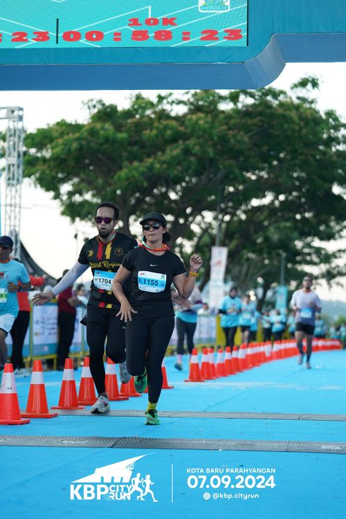 Race photo from KBP City Run 2024