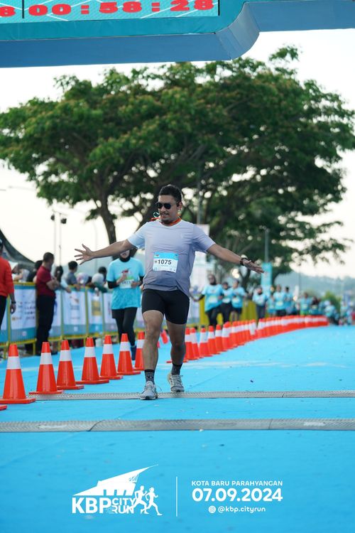 Race photo from KBP City Run 2024