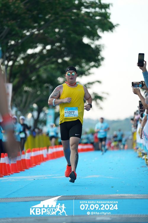Race photo from KBP City Run 2024