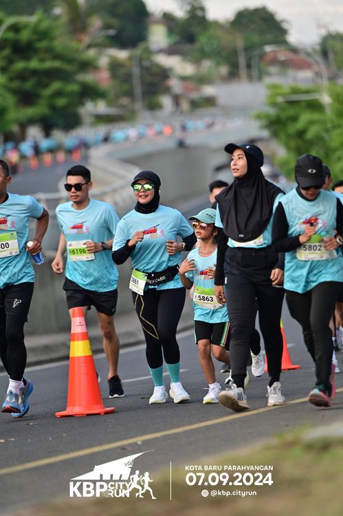 Race photo from KBP City Run 2024