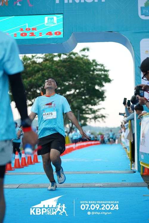 Race photo from KBP City Run 2024