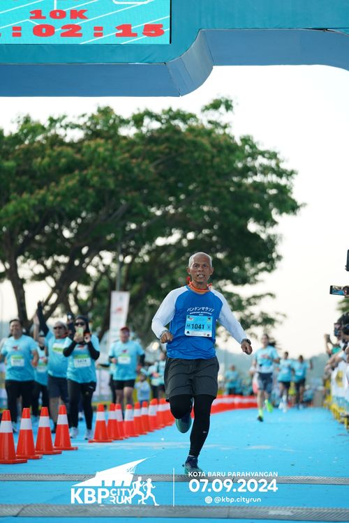 Race photo from KBP City Run 2024