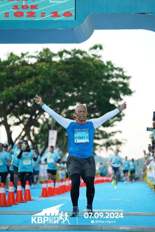 Race photo from KBP City Run 2024