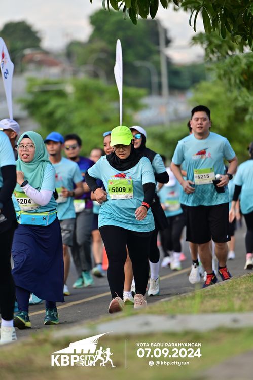 Race photo from KBP City Run 2024