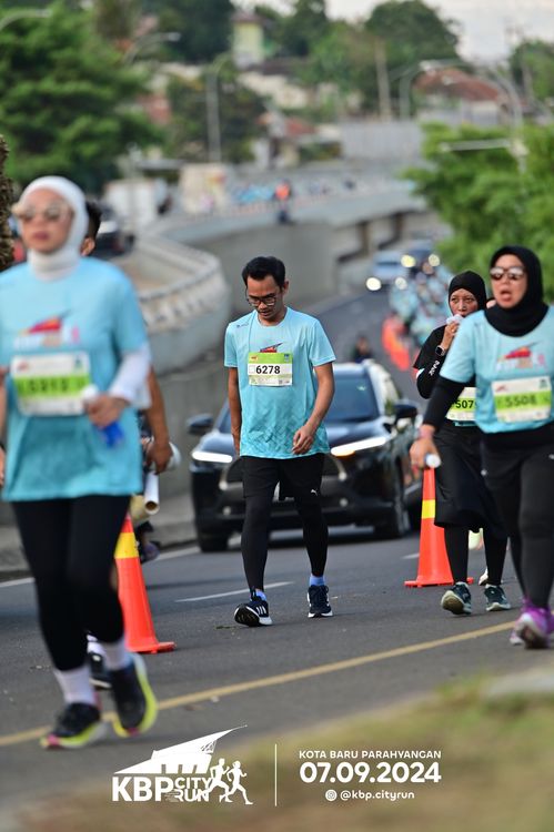 Race photo from KBP City Run 2024