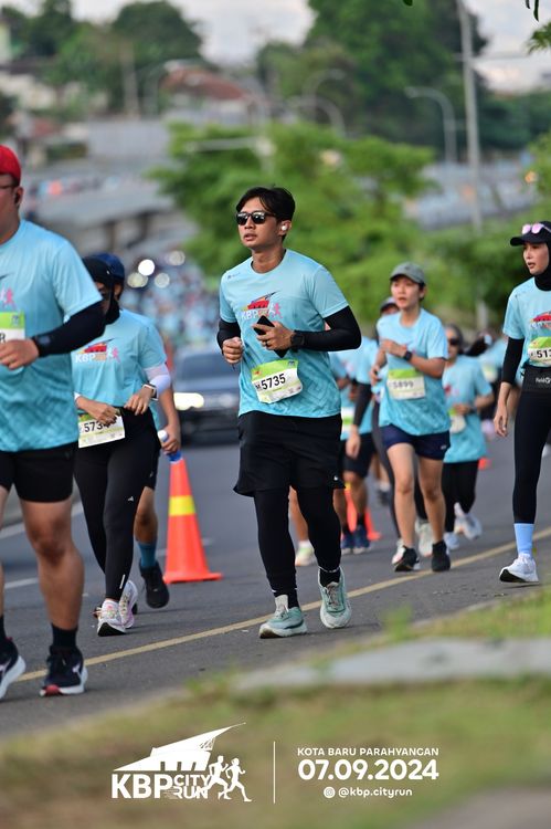 Race photo from KBP City Run 2024