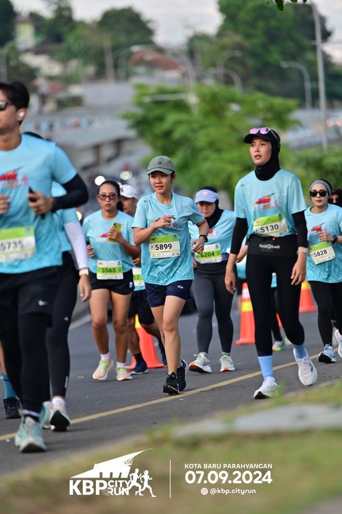 Race photo from KBP City Run 2024
