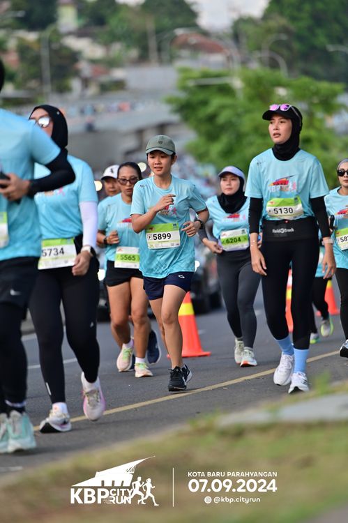 Race photo from KBP City Run 2024