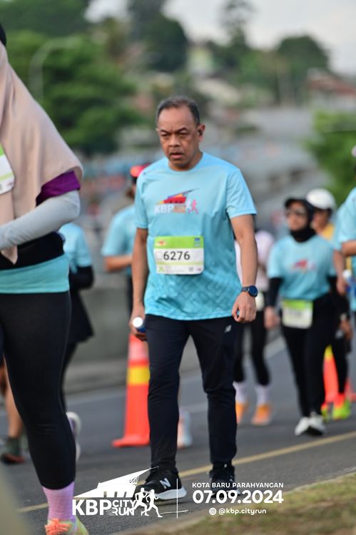 Race photo from KBP City Run 2024