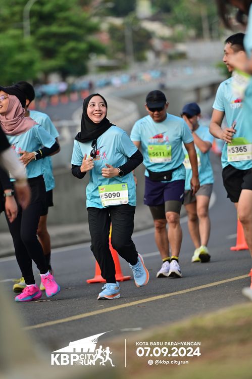 Race photo from KBP City Run 2024