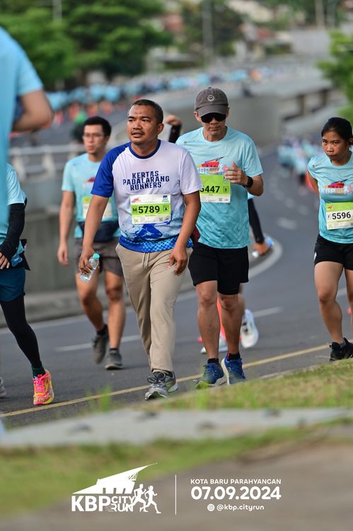 Race photo from KBP City Run 2024