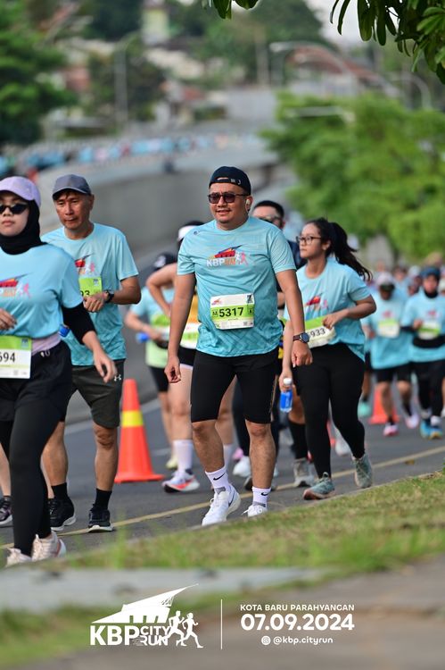 Race photo from KBP City Run 2024