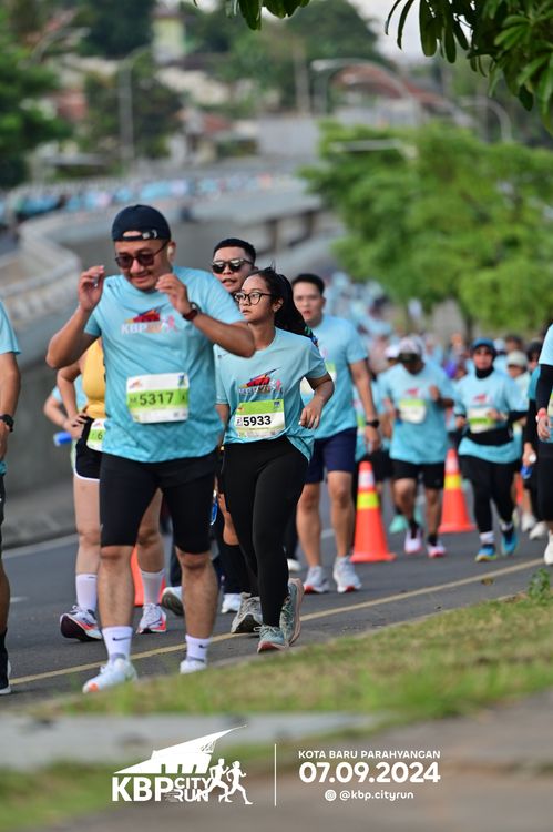 Race photo from KBP City Run 2024
