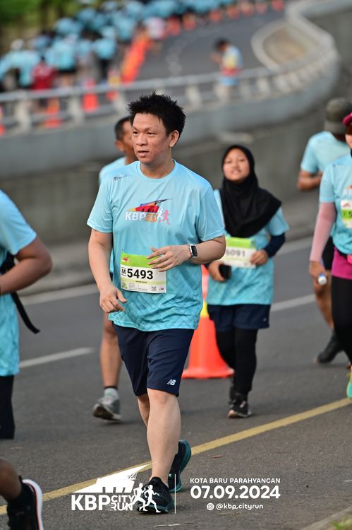 Race photo from KBP City Run 2024