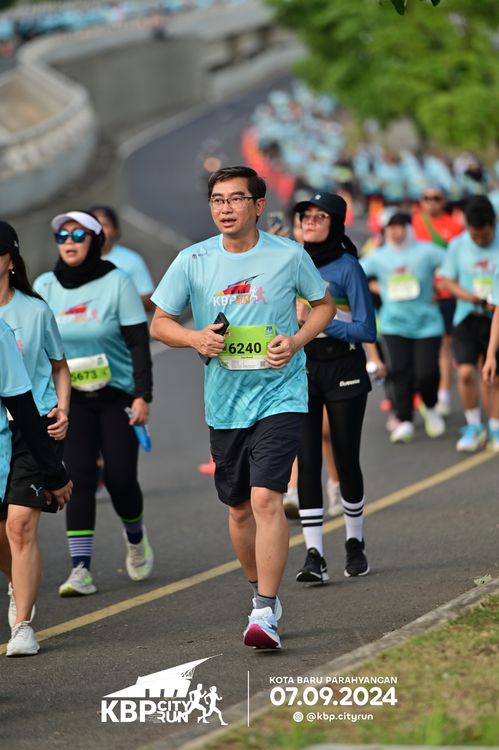 Race photo from KBP City Run 2024