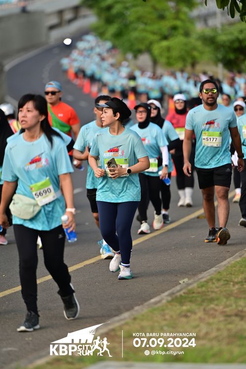 Race photo from KBP City Run 2024
