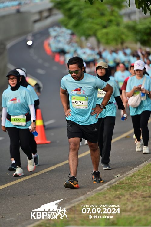 Race photo from KBP City Run 2024