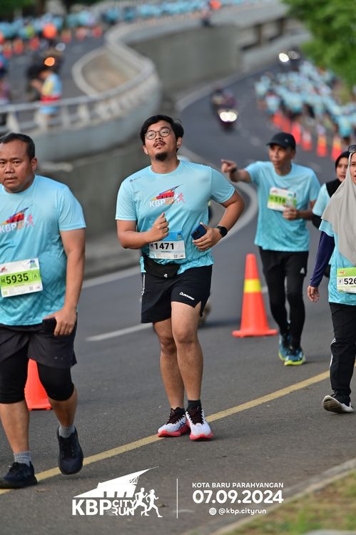 Race photo from KBP City Run 2024