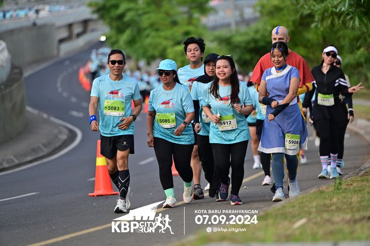 Race photo from KBP City Run 2024