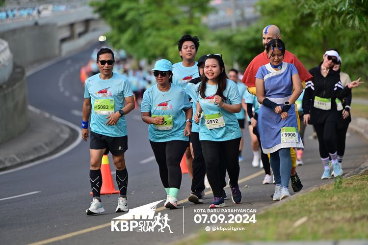 Race photo from KBP City Run 2024