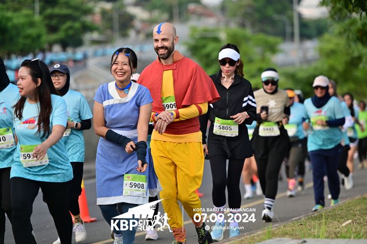 Race photo from KBP City Run 2024