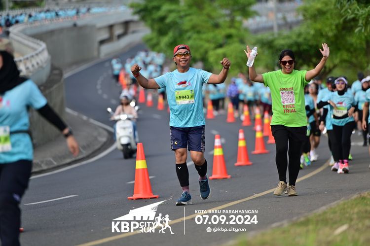 Race photo from KBP City Run 2024