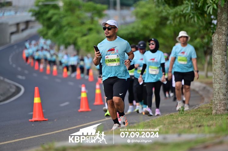 Race photo from KBP City Run 2024