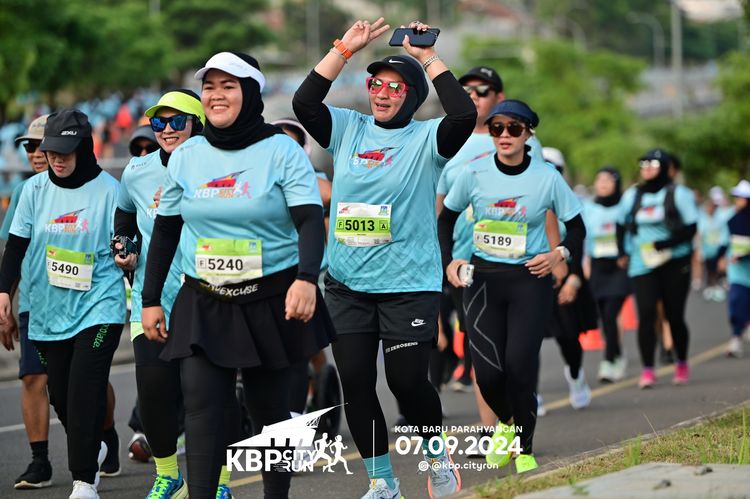 Race photo from KBP City Run 2024