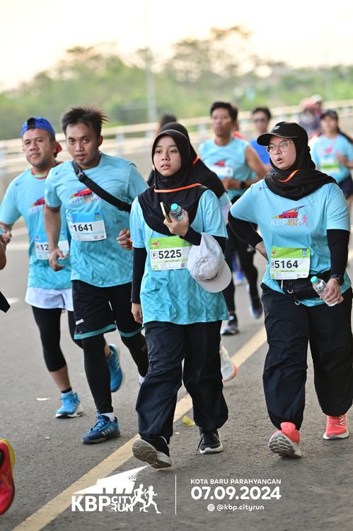 Race photo from KBP City Run 2024