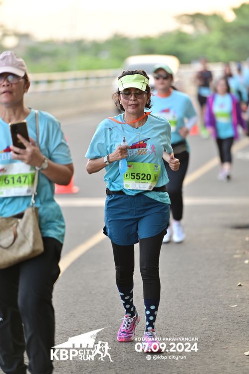 Race photo from KBP City Run 2024