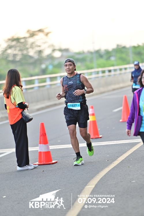 Race photo from KBP City Run 2024