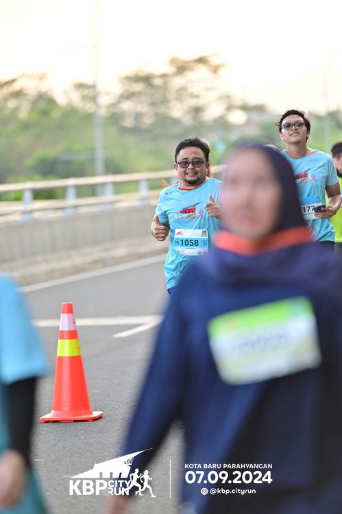 Race photo from KBP City Run 2024