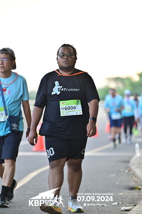 Race photo from KBP City Run 2024