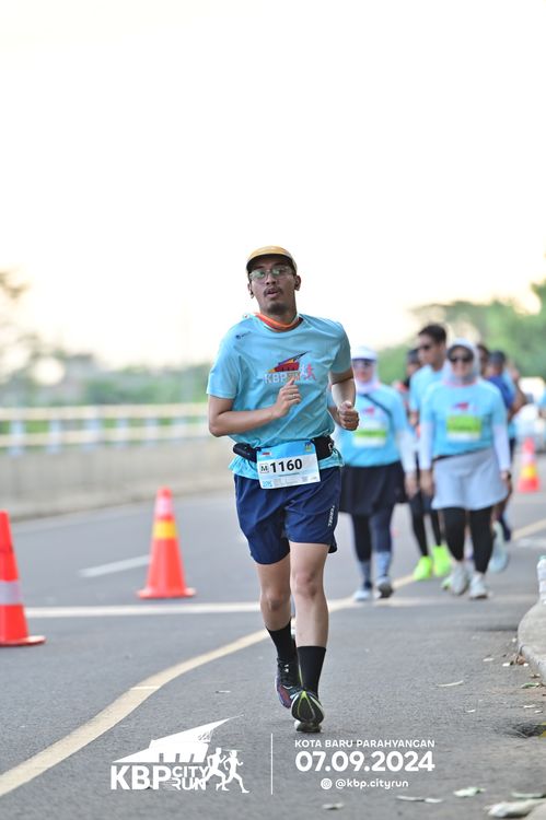 Race photo from KBP City Run 2024