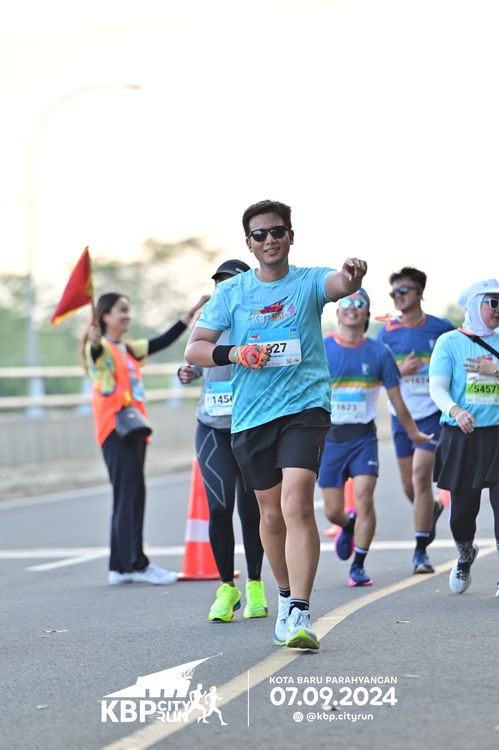 Race photo from KBP City Run 2024