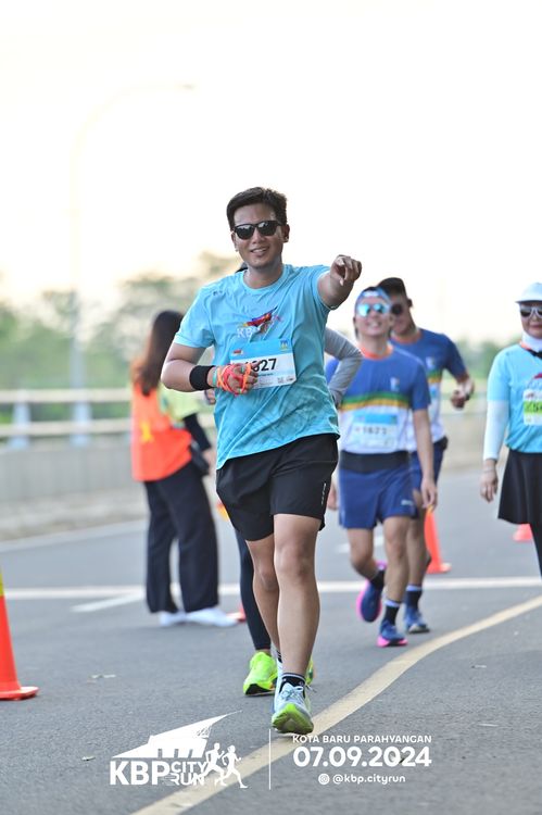 Race photo from KBP City Run 2024