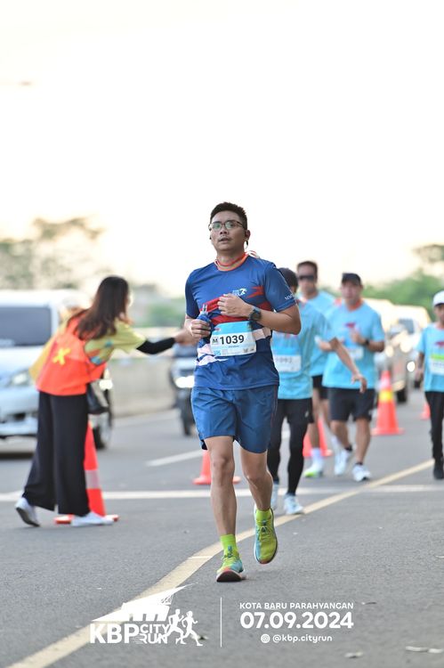 Race photo from KBP City Run 2024
