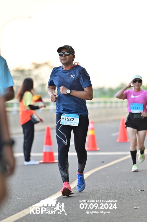 Race photo from KBP City Run 2024