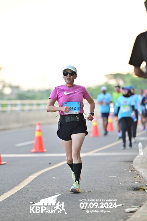 Race photo from KBP City Run 2024